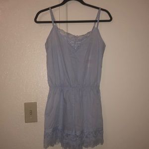 light blue lacy romper NEW